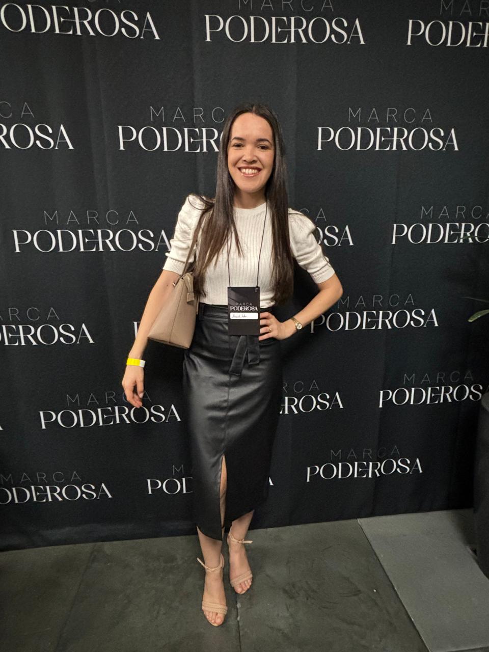 Amanda Sales no evento Marca Poderosa